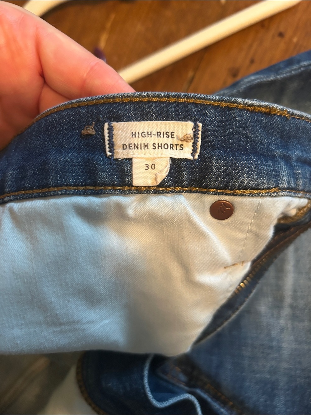 High Rise denim shorts - Picture 5 of 14